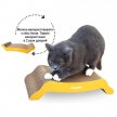 Фото 3 - дряпалки, з будиночками CattyMan Cardboard Scratcher Brige картонна кігтеточка з котячою м'ятою для котів