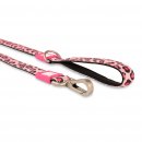 Фото - амуниция Max & Molly Urban Pets Short Leash поводок для собак Leopard Pink