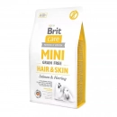 Фото - сухой корм Brit Care Dog Grain Free Mini Hair & Skin Salmon & Herring беззерновой сухой корм для кожи и шерсти собак мини пород ЛОСОСЬ и СЕЛЬДЬ