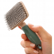 Фото 2 - гребінці, щітки DoggyMan BS Soft Slicker Brush м'яка щітка-слікер для собак і котів