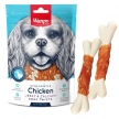 Фото - лакомства Wanpy (Ванпи) Chicken Jerky & Calcium Bone Twists лакомство для собак КОСТОЧКИ С ВЯЛЕНОЙ КУРИЦЕЙ И КАЛЬЦИЕМ