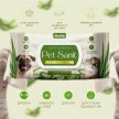 Фото 3 - щоденний догляд (шампуні, кондиціонери та інші засоби) Modes Pet Sanit вологі серветки для тварин, універсальні, АРОМАТ І ЕКСТРАКТ АЛОЕ