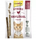 Фото - ласощі Gimcat Sticks mit Geflügel und Lebel - м'ясні палички для кішок Птиця і печінка