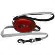 Фото - рулетки Flamingo (Фламінго) DogxToGo Belt Glassy повідець рулетка для собак - СВІТЛОВІДБИВНА СТРІЧКА, червоний