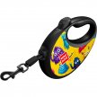Фото 2 - рулетки WAUDOG R-leash поводок рулетка с контейнером для пакетов, светоотражающая лента, МОХНАТЫЕ МОНСТРЫ