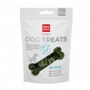 Фото - ласощі Collar WAUDOG Treats ласощі для собак СТОМАТОЛОГІЧНА ПАЛИЧКА ЗІ СМАКОМ ШПІНАТУ ТА ВАНІЛІ