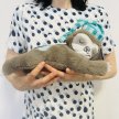 Фото 9 - іграшки Trixie Junior іграшка для собак з імітацією серцебиття, ЛІНИВЕЦЬ (36166)