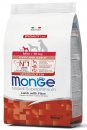 Фото - сухий корм Monge Dog Monoprotein Puppy & Junior Mini Lamb & Rice сухий монопротеїновий корм для цуценят і молодих собак дрібних порід ЯГНЯТА та РИС