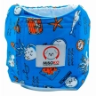 Фото - памперсы и трусики Misoko&Co (Мисоко и Ко) Многоразовый подгузник для собак (кобелей), ВОСЬМИНОГИ / ГОЛУБОЙ