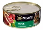 Фото - вологий корм (консерви) Savory (Сейворі) GOURMAND DUCK вологий корм для для вибагливих котів (качка)