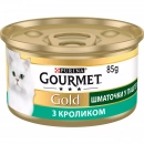 Фото - влажный корм (консервы) Gourmet Gold (Гурме Голд) кусочки в паштете с кроликом по-французски