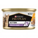 Фото - вологий корм (консерви) Purina Pro Plan (Пуріна Про План) Kitten Healthy Start Chicken вологий корм для кошенят, мус КУРКА