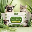 Фото 5 - щоденний догляд (шампуні, кондиціонери та інші засоби) Modes Pet Sanit вологі серветки для тварин, універсальні, АРОМАТ І ЕКСТРАКТ АЛОЕ