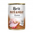 Фото - влажный корм (консервы) Brit Pate & Meat Dog Rabbit консервы для собак, КРОЛИК В ПАШТЕТЕ