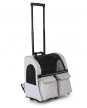 Фото - переноски, сумки, рюкзаки Senful 3-In-1 Pet Trolley візок-рюкзак для котів і собак, світло-сірий