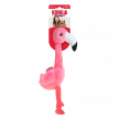 Фото 3 - игрушки Kong Shakers Honkers Flamingo игрушка для собак с пищалкой ФЛАМИНГО