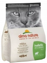 Фото - сухий корм Almo Nature Holistic ANTI HAIRBALL ADULT CAT WITH FRESH SALMON сухий корм для виведення вовни у дорослих котів ЛОСОСЬ