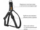 Фото - амуниция Collar Dog Extremе нейлоновая регулируемая шлея для собак,  красный