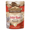 Фото - влажный корм (консервы) Carnilove Wild-Origin Fillets Cat Wild Boar with Chamomile влажный корм для кошек ДИКИЙ КАБАН и РОМАШКА