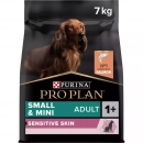 Фото - сухой корм Purina Pro Plan (Пурина Про План) Adult Small & Mini Sensitive Skin Salmon корм для собак мелких пород с чувствительной кожей ЛОСОСЬ