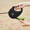 Фото 6 - рулетки WAUDOG R-leash поводок рулетка с контейнером для пакетов, светоотражающая лента, черный