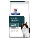 Фото - ветеринарні корми Hill's Prescription Diet Feline w/d Multi-Benefit корм для котів КУРКА