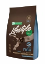 Фото - сухий корм Natures Protection Lifestyle GRAIN FREE WHITE FISH STERILISED беззерновий корм для стерилізованих дорослих кішок БІЛА РИБА