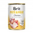 Фото - влажный корм (консервы) Brit Pate & Meat Dog Chicken консервы для собак КУРИЦА В ПАШТЕТЕ