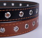 Фото 3 - амуниция Collar (Коллар) - БЕЗРАЗМЕРНЫЙ кожаный ошейник для собак одинарный, черный