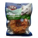 Фото - лакомства Trixie Denta Fun Chewing Ring with Chicken - кость-кольцо с курицей - лакомство для собак