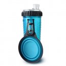 Фото - миски, поилки, фонтаны Dexas (Дексас) SNACK COMPANION CUP (ЛАКОМСТВА И ВОДА) бутылка-контейнер для собак и кошек, голубой