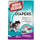 Фото 2 - памперсы и трусики Simple Solution Disposable Diapers - Гигиенические подгузники для собак (12 шт.)