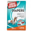 Фото - памперсы и трусики Simple Solution Disposable Diapers - Гигиенические подгузники для собак (12 шт.)