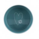 Фото 2 - миски, напувалки, фонтани Trixie PETS HOME керамічна миска для собак і кішок КРЕМОВО-БЛАКИТНИЙ