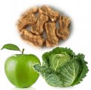 Фото 2 - ласощі Gimdog Superfood мясные косточки для собак Курица с яблоком и капустой