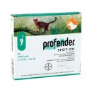Фото 3 - від глистів Bayer PROFENDER (ПРОФЕНДЕР) спот-он краплі на холку від глистів для котів