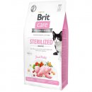 Фото - сухой корм Brit Care Cat Grain Free Sterilized Sensitive Rabbit беззерновой сухой корм для стерилизованных кошек с чувствительным пищеварением КРОЛИК