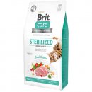 Фото - сухой корм Brit Care Cat Grain Free Sterilized Urinary Health Chicken беззерновой корм для стерилизованных кошек для профилактики МКБ КУРИЦА