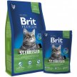 Фото - сухий корм Brit Premium Cat Sterilized Chicken & Chicken Liver сухий корм для кастрованих котів та стерилізованих кішок КУРКА та КУРЯЧА ПЕЧІНКА