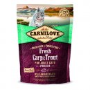 Фото - сухой корм Carnilove FRESH CARP & TROUT STERILISED беззерновой корм для стерилизованных кошек и котов КАРП и ФОРЕЛЬ