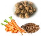 Фото 2 - ласощі Gimdog Superfood мясные шарики для собак Курица с морковью и семенами льна, 70 г