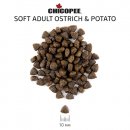 Фото - сухой корм Chicopee HNL SOFT ADULT OSTRICH & POTATO полувлажный беззерновой корм для собак всех пород СТРАУС И КАРТОФЕЛЬ