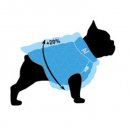 Фото 3 - одяг Collar AIRY VEST UNI двостороння еластична куртка для собак, чорно-блакитна
