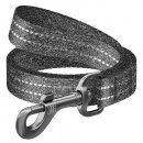 Фото - амуниция Collar WAUDOG Re-cotton, поводок из восстановленного хлопка, СЕРЫЙ