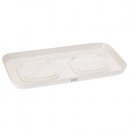 Фото 3 - миски, поилки, фонтаны Ferplast GLAM TRAY пластиковый поднос с мисками для кошек и собак, голубой