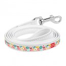 Фото - амуниция Collar WAUDOG ПОНЧИКИ кожаный поводок для собак, белый