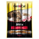 Фото 2 - лакомства Gimcat Sticks mit Geflügel und Lebel - мясные палочки для кошек ПТИЦА и ПЕЧЕНЬ