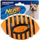 Фото 4 - игрушки Hagen NERF DOG Spiral Squeak Football Игрушка в форме мяча для регби, 8,5 см