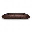 Фото 4 - лежаки, матраси, килимки та будиночки Harley & Cho LOUNGER WATERPROOF BROWN лежак-понтон двосторонній для собак, коричневий