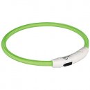 Фото - амуніція Trixie USB Flash Light Ring - Нашийник, що світиться для собак, зелений